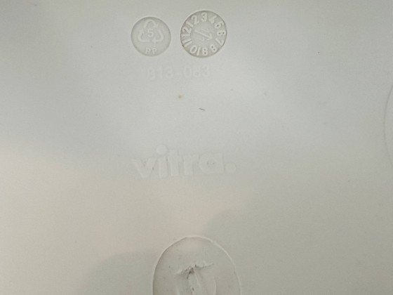 4 Sedie Panton originali Vitra di Verner Panton – Bianco, Produzione 2008 – Sedie da camera, Plastic (photo 11 of 14)