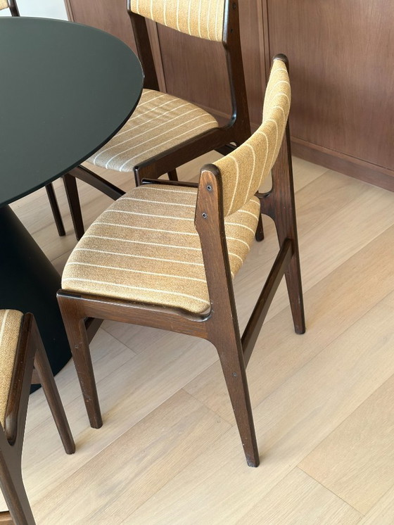 Image 1 of 6x Esszimmerstühle aus Teakholz von Erik Buch für Anderstrup Møbelfabrik, 1960er Jahre