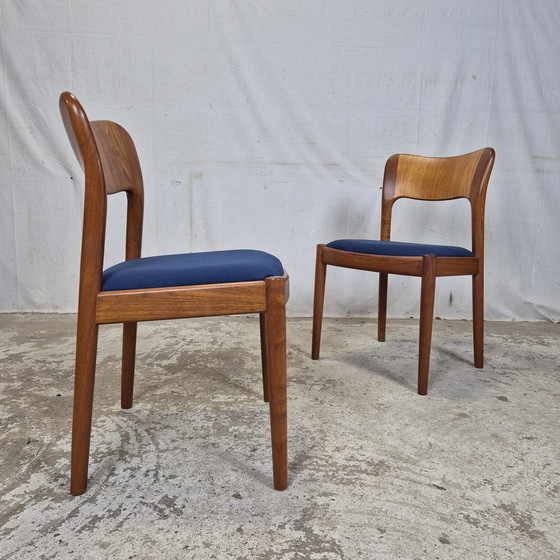 Image 1 of 2x Koefoed, sedia da pranzo John Mortensen 'Ole' vintage danese