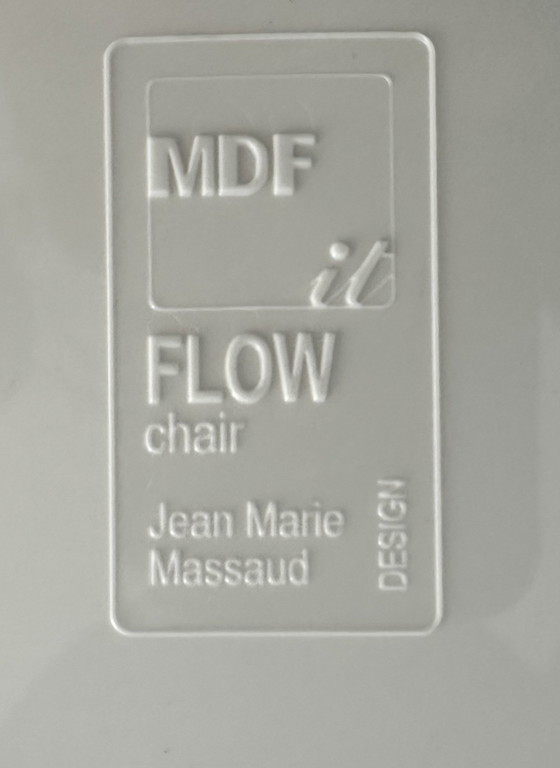 6 MDF Italia Flow Design Eetkamer Stoelen – Eetkamerstoelen, Plastic, Metal (photo 15 of 15)