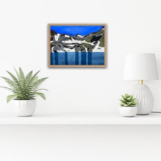 Image 1 of Gouache op 250g natuurpapier. Formaat 40x30cm.