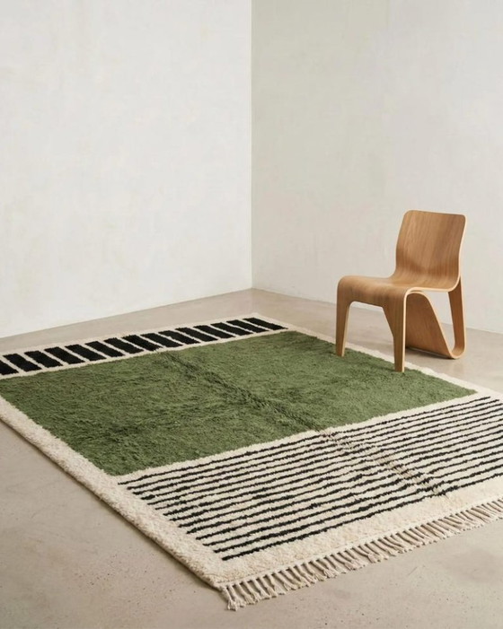 Tapis Marocain Berbère En Laine 230cmx150cm – Vloerkleden en tapijten, Cotton (photo 6 of 6)