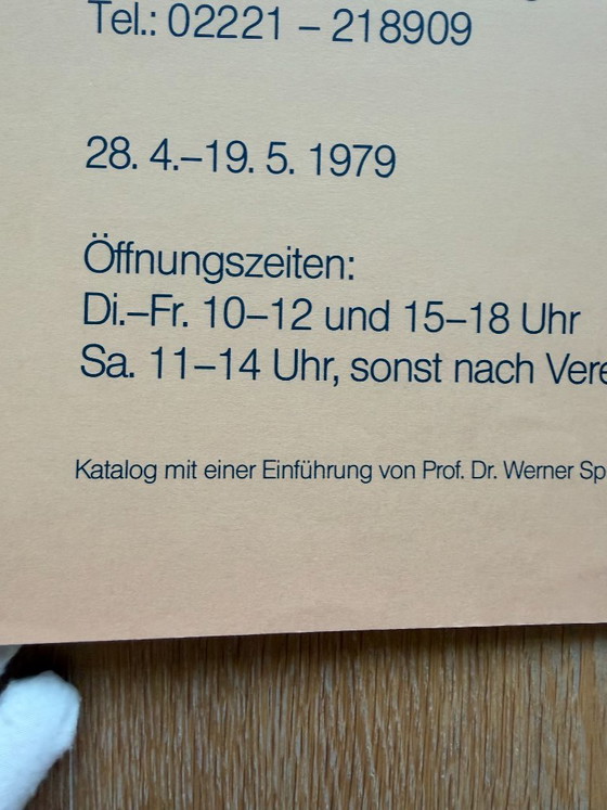 Max Ernst (1891–1976), Galerie Linssen Bonn, 1979, Affiche d'Exposition Vintage, Imprimée en Allemagne (photo 5 of 15)