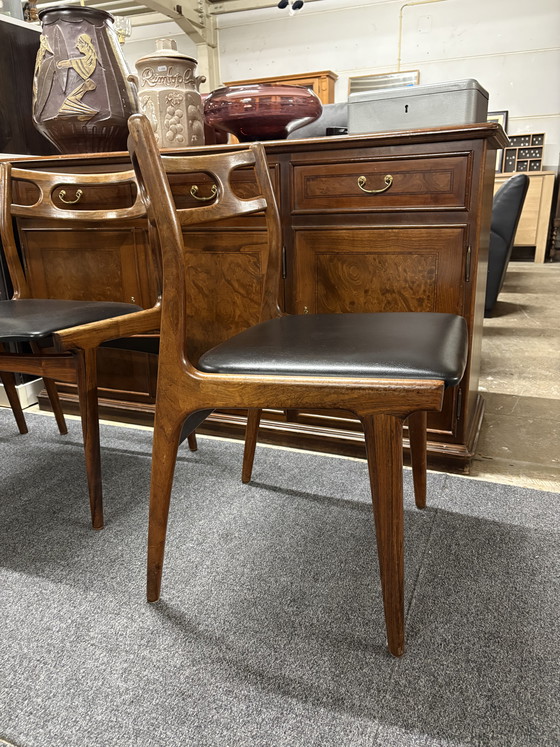 Image 1 of Johannes anderson vintage eetkamerstoelen 6 stuks