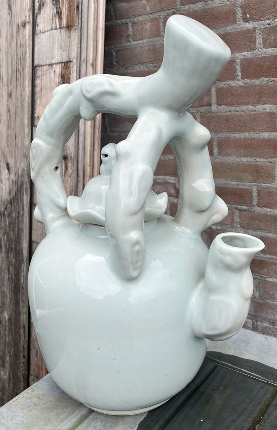 Polspotten Teapot Strong Sample Sale Prototype Green – Decorative Objects, Ceramic, Porcelain (photo 3 of 5)