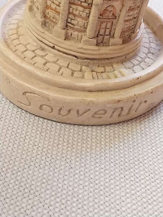 Image 1 of Lampe de table souvenir italienne des années 1970, représentant la Tour de Pise (25 cm de hauteur), 25 cm de haut.