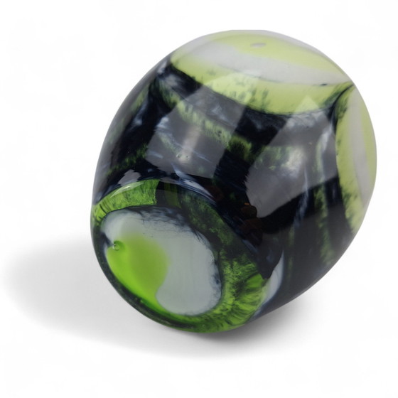 Image 1 of Opal glass vase by Carlo Moretti Italy 70s Pop Art Design