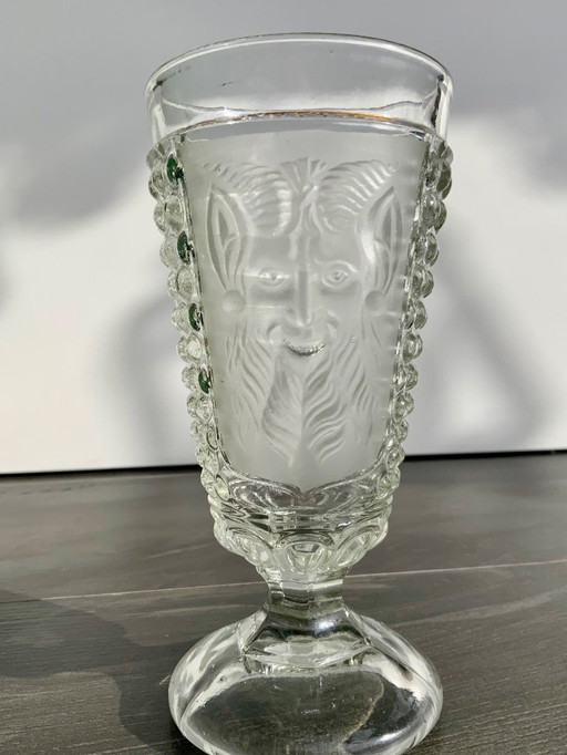 Zeldzame art nouveau beker "Duivel en duizend ogen" van S. Reich & Co.