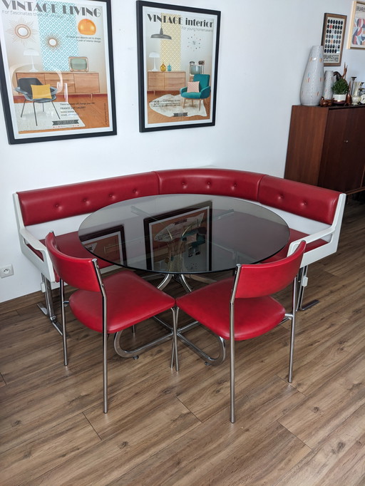 Vintage corner bench