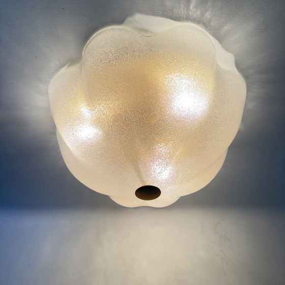 Image 1 of Lampada da soffitto italiana in vetro La Murrina, anni '70