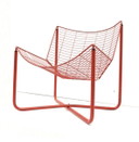 Sedia Jarpen in filo rosso Niels Gammelgaard anni '80 - originale IKEA