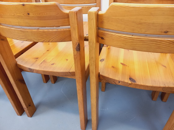 Image 1 of Set di 8 sedie scandinave vintage di Ilmari Tapiovaara per Asko in pino degli anni &#39;70