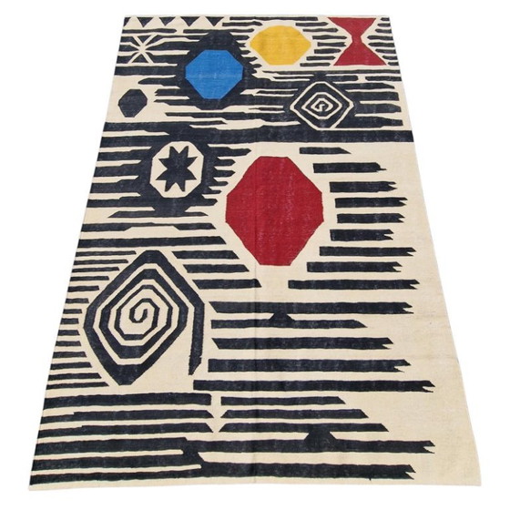 Calder Stars Over Mountains 1965 Handwoven Tapestry | Contemporary Textile Art (100 × 67 in) – Rugs & carpets (photo 2 of 9)