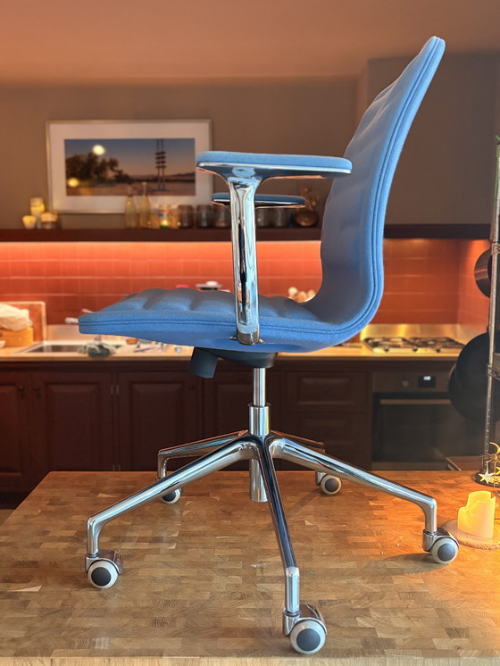 Image 1 of Cappellini Lotus office chair – design classic – blue