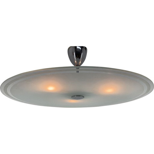 Lampada a sospensione Art Déco vintage, Cecoslovacchia 1930