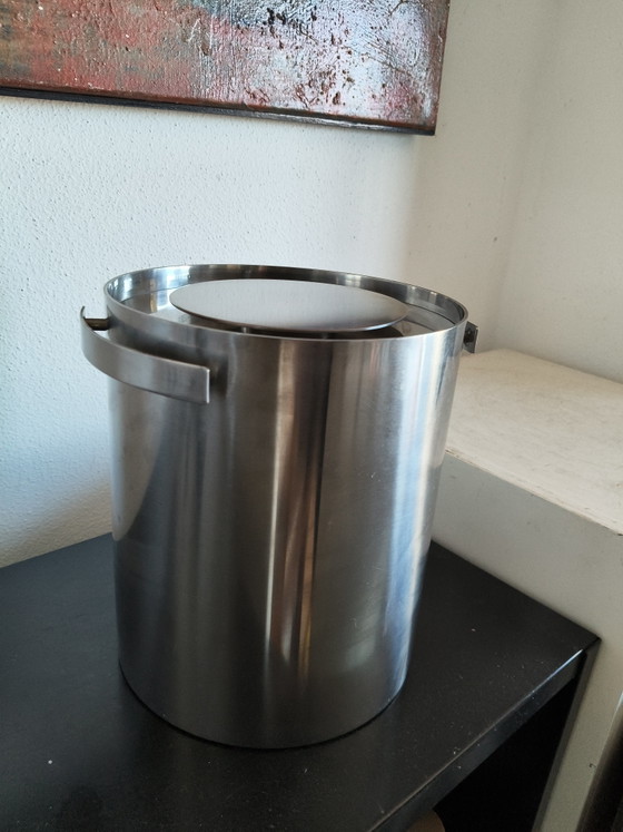 Image 1 of Originele Stelton Cylinda-Line IJsemmer 2,5L – Arne Jacobsen (Met Sticker!)