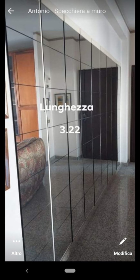 Image 1 of Sistema modular de espejos de pared de estilo italiano de mediados de siglo de los años 60