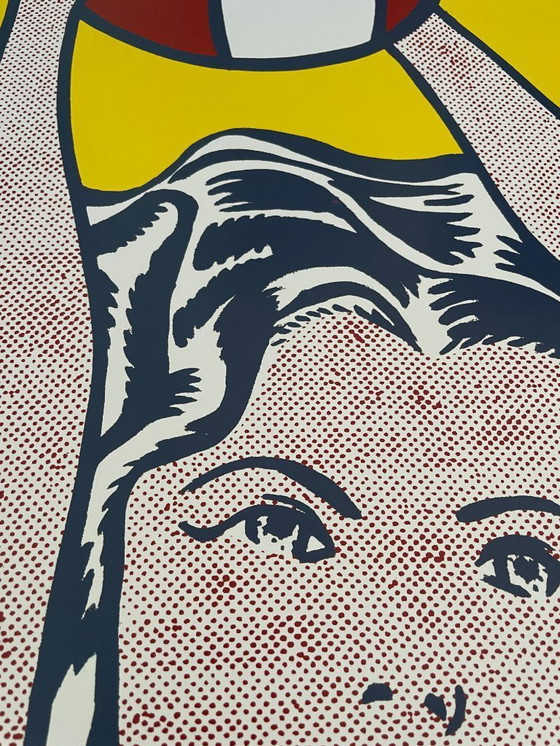 Image 1 of Roy Lichtenstein (1923-1997), Meisje met bal, 1961, copyright Roy Lichtenstein&Sabam Brussel 1995, The Museum of Modern Art, N
