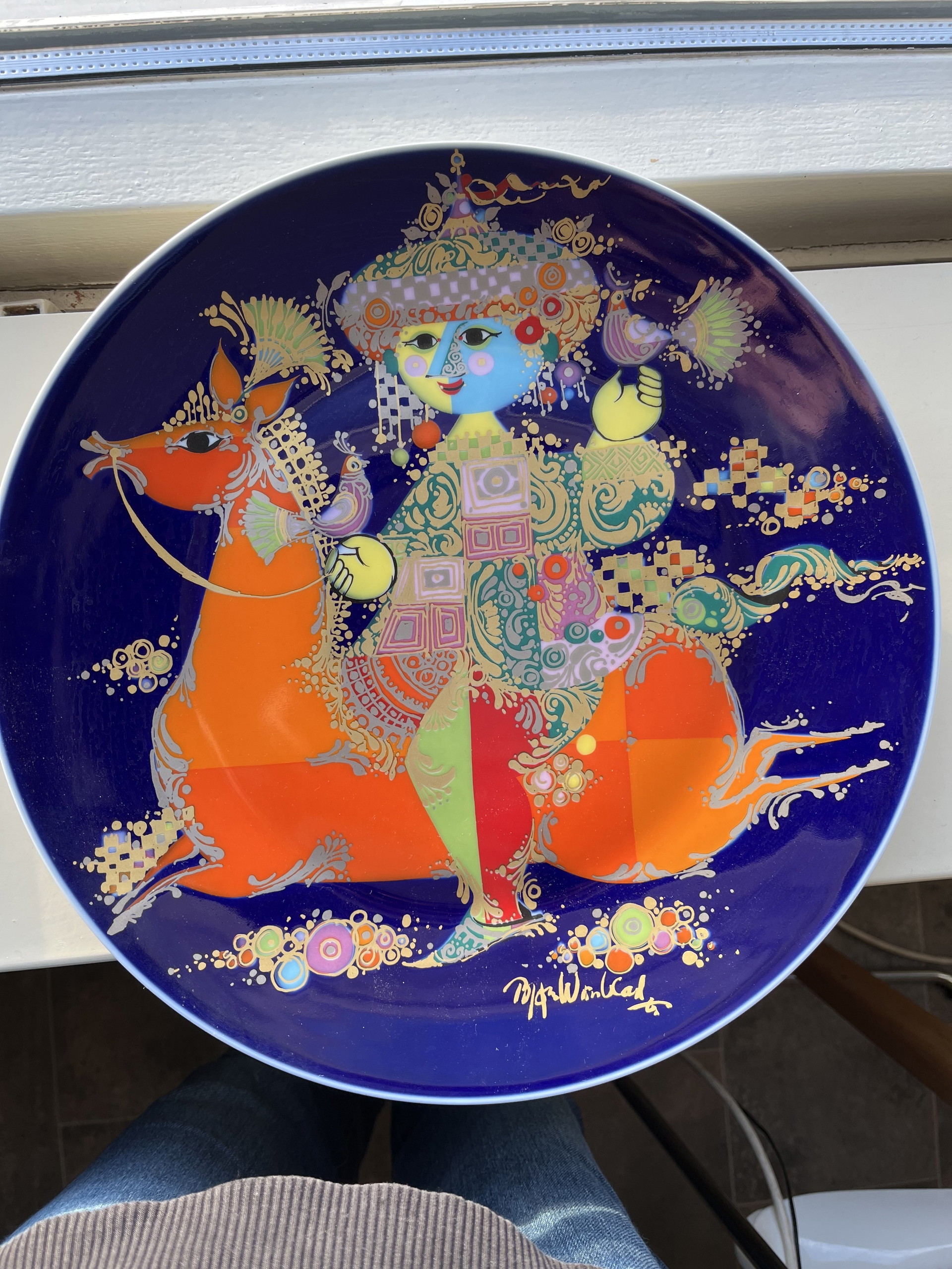 Two Rosenthal Studio-Linie porcelain plates from the 