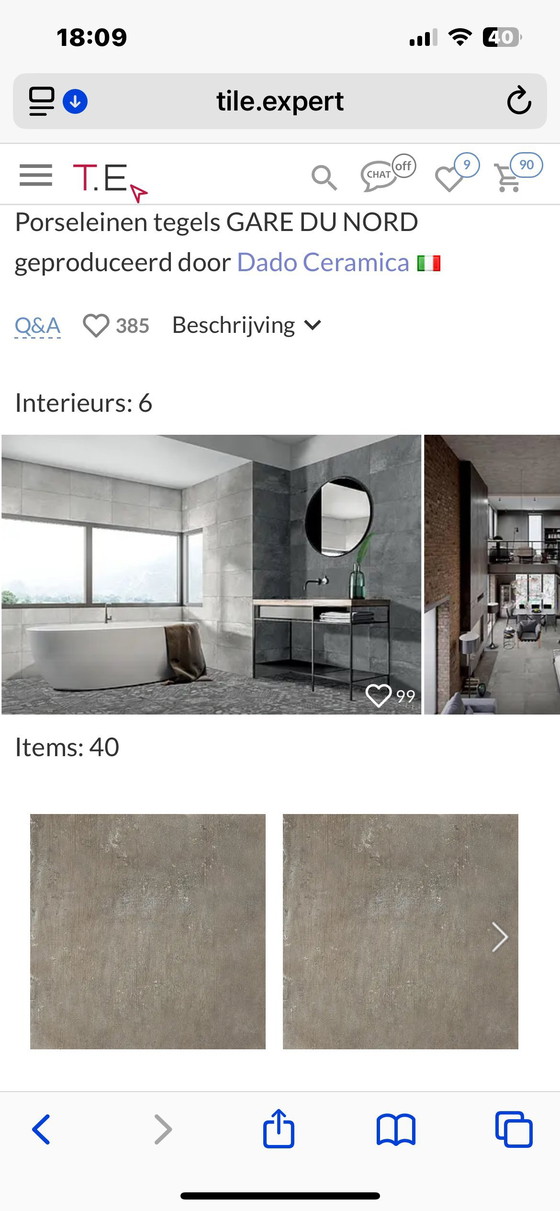 Image 1 of Porcelain tiles (Italia)