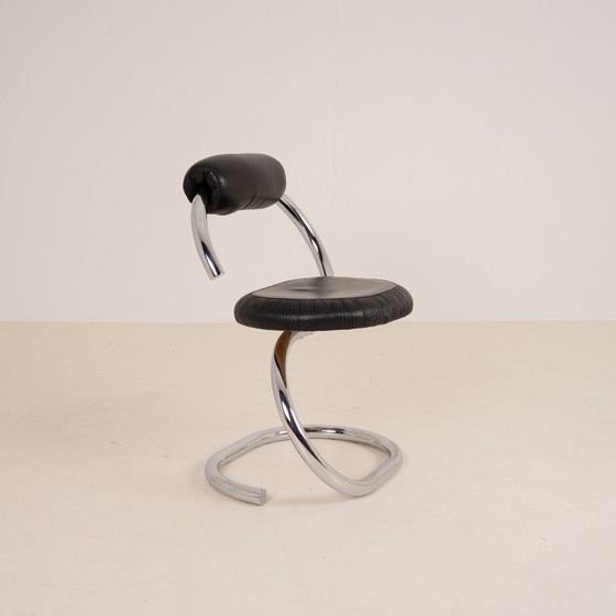 Image 1 of Juego de 6 sillas de comedor “Cobra” de Giotto Stoppino.