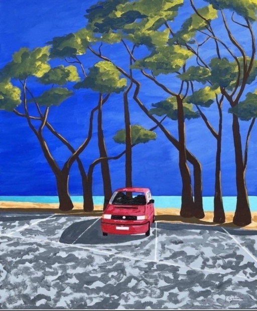 Acryl op doek. 65x50cm.