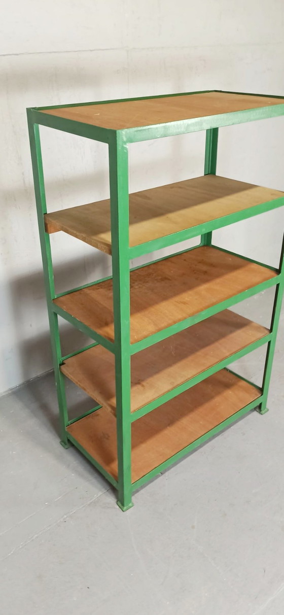 Image 1 of Vintage industrial shelving unit 