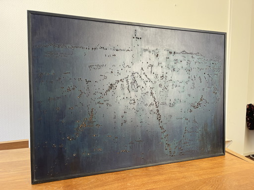 M.J. Adriaanse New York Sky, 1998 Œuvre d'art