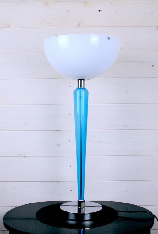 Large Murano Glass Table Lamp, Jeannot Cerutti, VeArt for Artemide, Italy