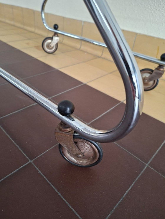 Image 1 of Servierwagen im Art-déco-Stil mit Rohrrahmen