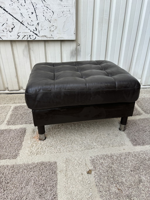 IKEA LANDSKRONA-Fußhocker aus der Mitte des Jahrhunderts