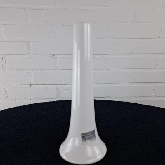Image 1 of Vintage Flora ceramic vase white Floris Meydam, 1980s
