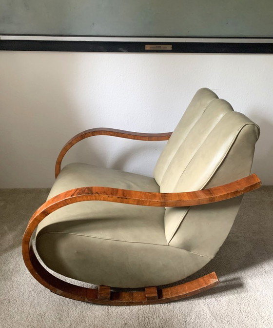 Image 1 of Art deco rocking chair from 1930s, Sweden