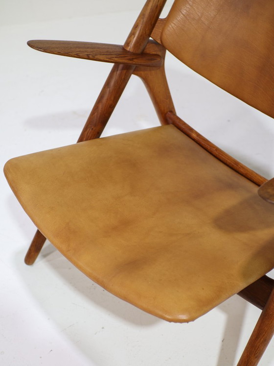 Image 1 of CH28 Sawbuck Sessel, Eiche, Hans J. Wegner, 1950er Jahre, Dänemark