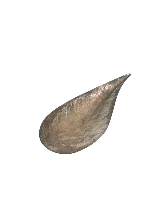 Image 1 of Silver-Plated Shell Shaped Great Bowl / Centerpiece, Renato Raddi, Italy 1970s