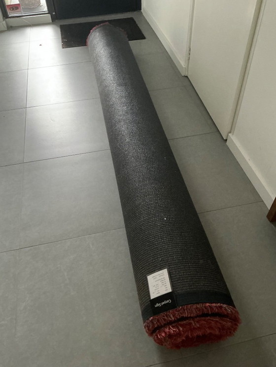 Image 1 of New Zealand wool rug from Carpet Sign - composite red