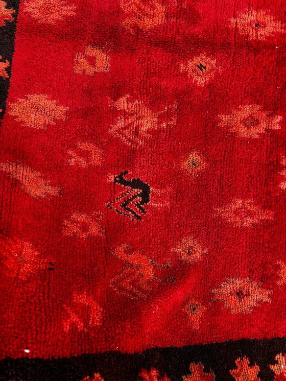 Image 1 of Vintage Marokkaans Boujad-tapijt 180x290 cm – Handgemaakt Berber wollen tapijt