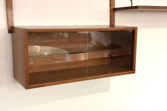 Image 1 of Mueble de pared de teca al estilo de Poul Cadovius - década de 1960