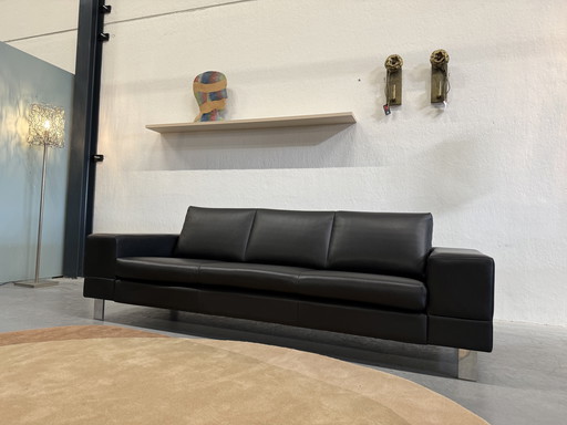 Canapé Pode Senso en cuir noir 235