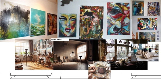 Image 1 of Floria REY - Azaleea - Artist's canvas