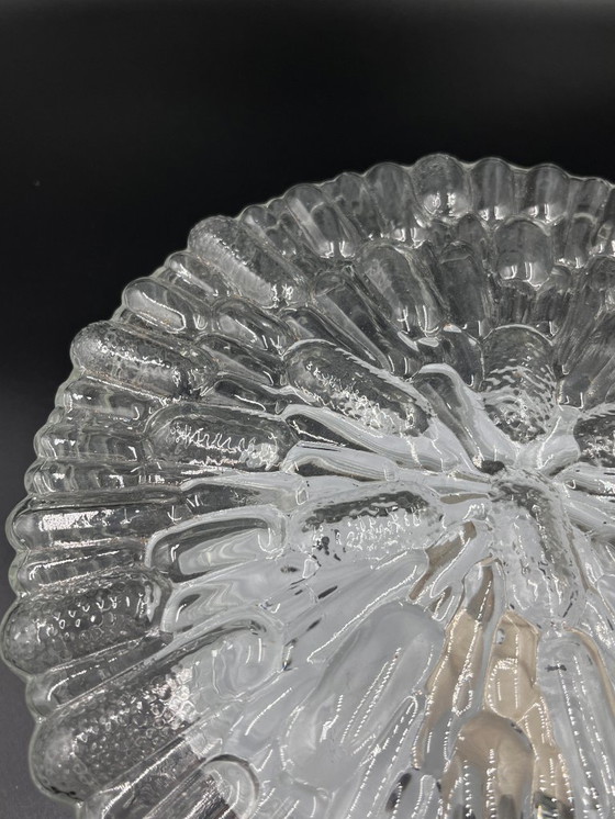 Image 1 of Massive molded glass ceiling light