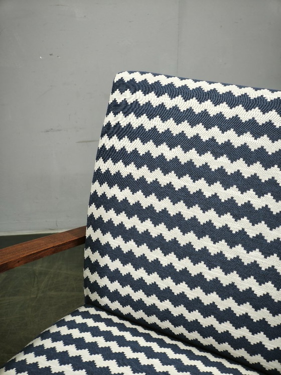 Image 1 of Jindřich Halabala Art Deco Lounge Chair, Tschechoslowakei, 1940er Jahre