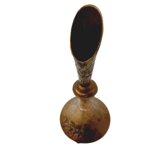 Image 1 of Vintage Arabische messing vaas