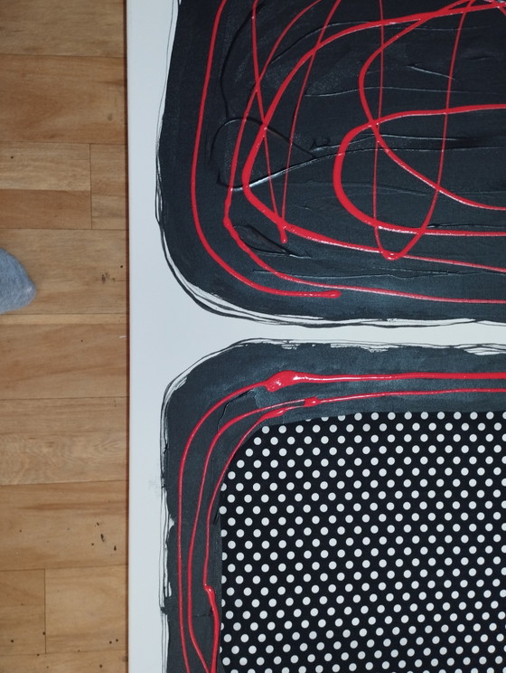 Antadze Abstrakte Komposition XXL – Gemälde & Zeichnungen, Canvas, Textile (photo 15 of 15)