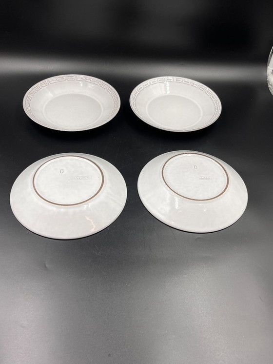 Image 1 of Set of 4 Céramano soup plates, model: Epsilon