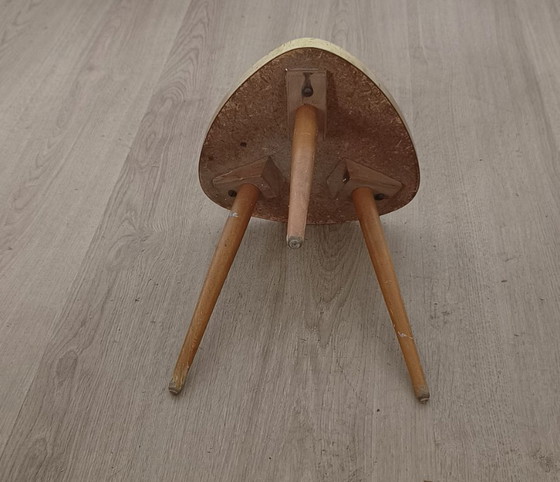 Vijftiger jaren bijzettafel – Metaal, Kunststof (photo 6 of 7)