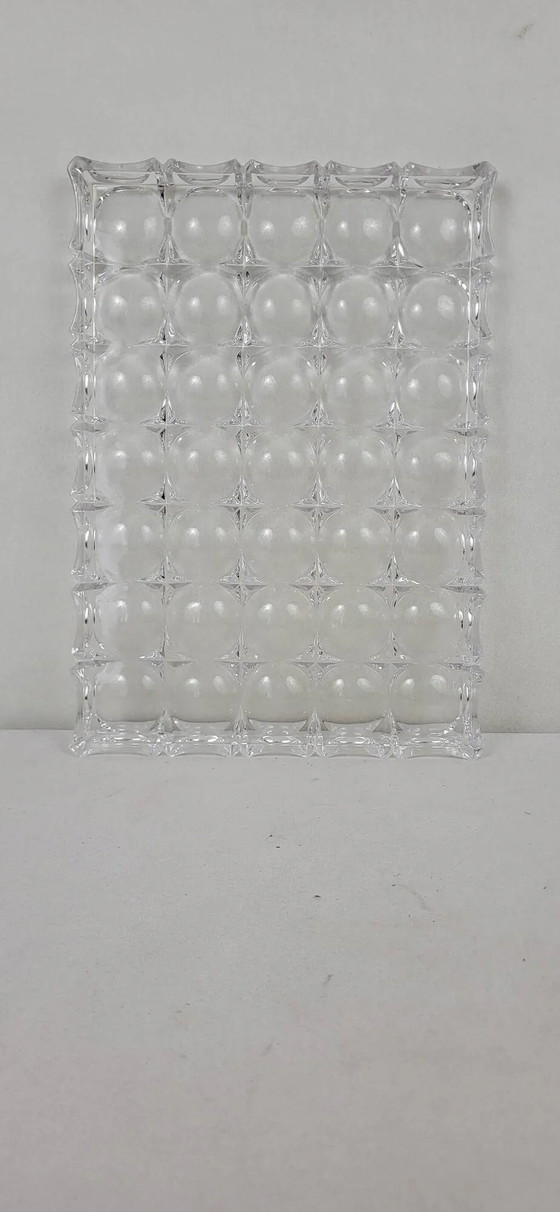 Imitation crystal tray 1970's – Table accessories, Plastic, Vintage (photo 2 of 5)
