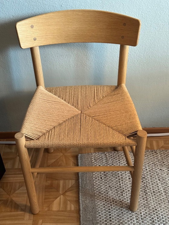Image 1 of Chaises Børge Mogensen Fredericia J39, chêne légèrement huilé