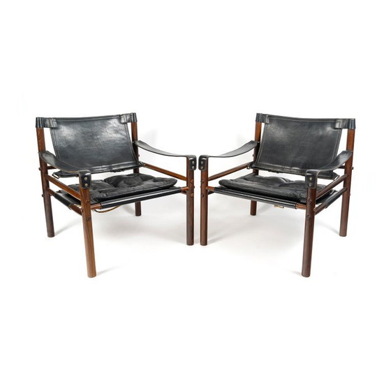 Poltrona Sirocco di Arne Norell, 1960 – Norell Möbel, Sedie e poltrone, Wood, Leather (photo 2 of 9)