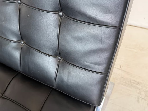 Knoll International Barcelona Fauteuil en cuir Design – Chaises & fauteuils, Leather, Metal, Vintage (photo 5 of 19)